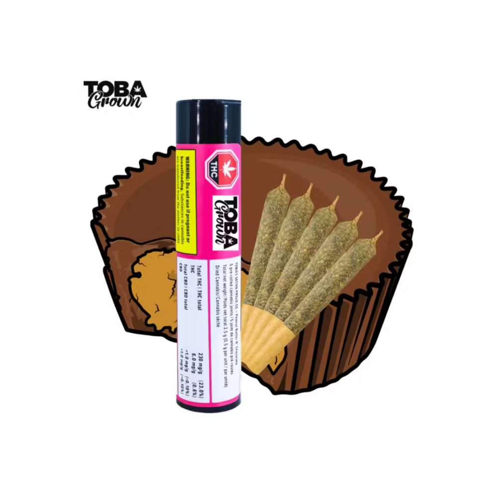 Tobagrown Tobies Sativa Pre-Rolls 5x0.5g