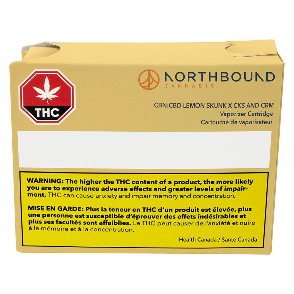 Northbound Cannabis CBN:CBD Lemon Skunk x CKS Vape Cartridge