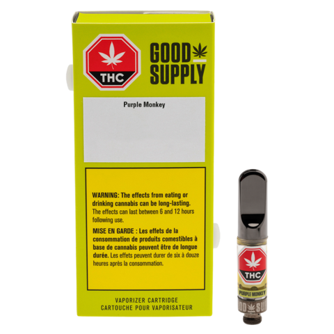 Good Supply Purple Monkey Vape Cartridge