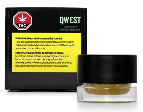 TSK Qwest Apricot Kush Live Sugar Concentrate